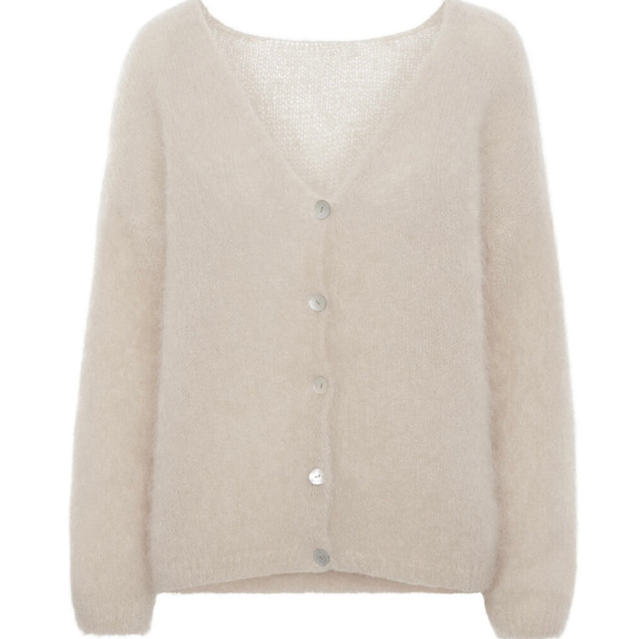 Mohair Weste lang