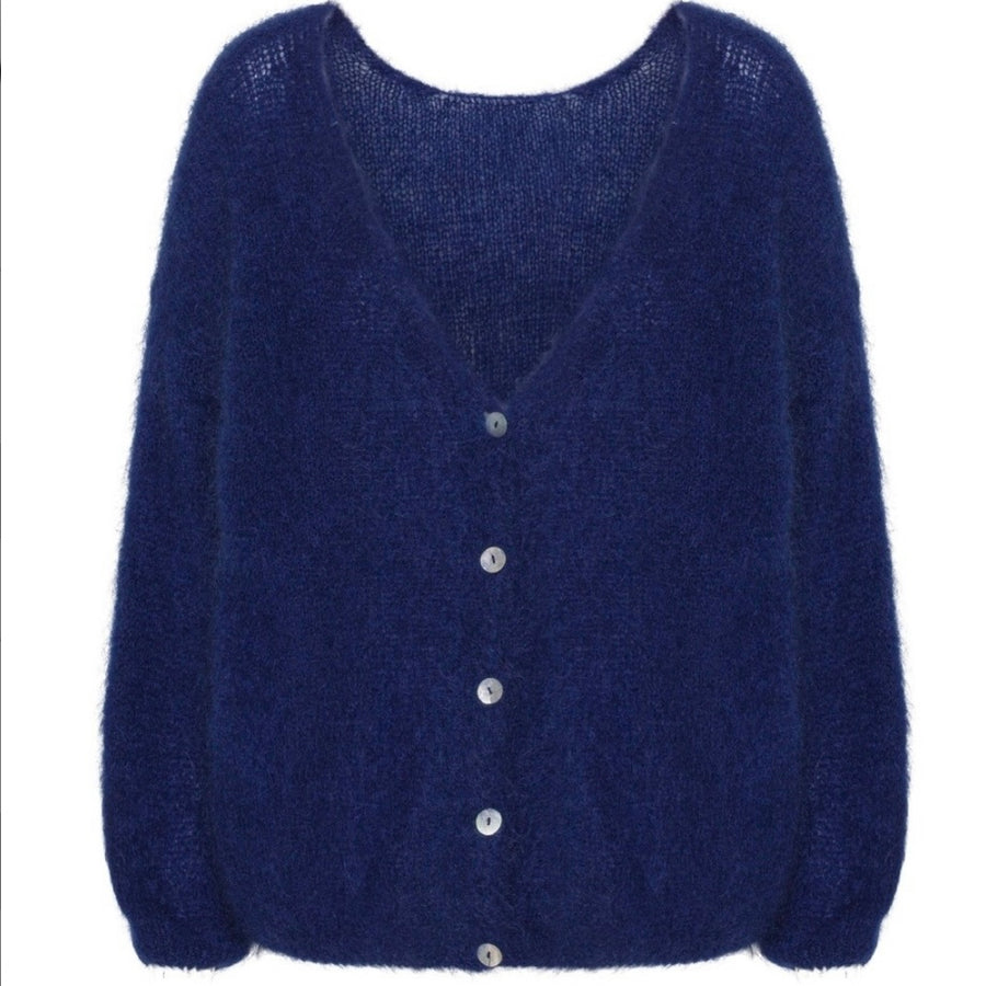 Mohair Weste lang