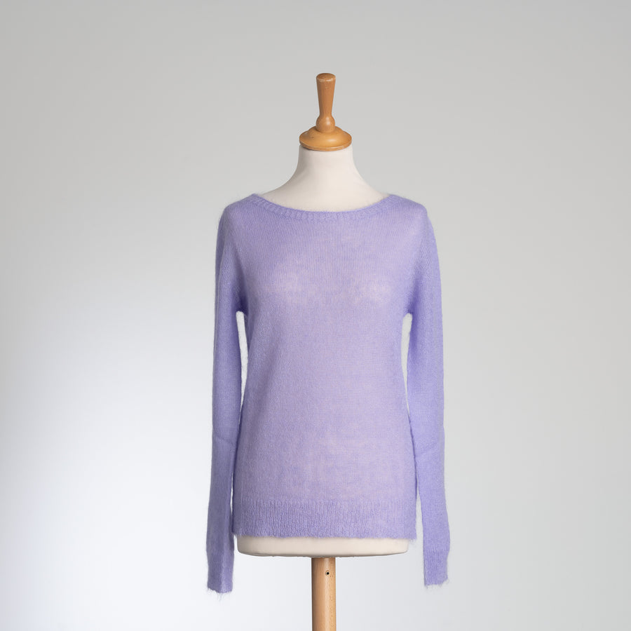 Mohair Pullover lila