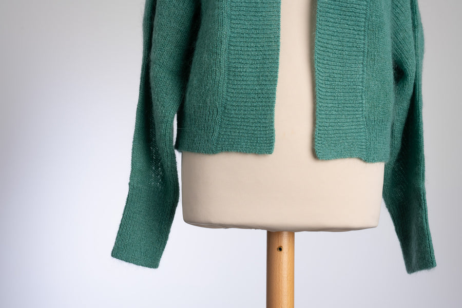 Mohiar Cardigan grün
