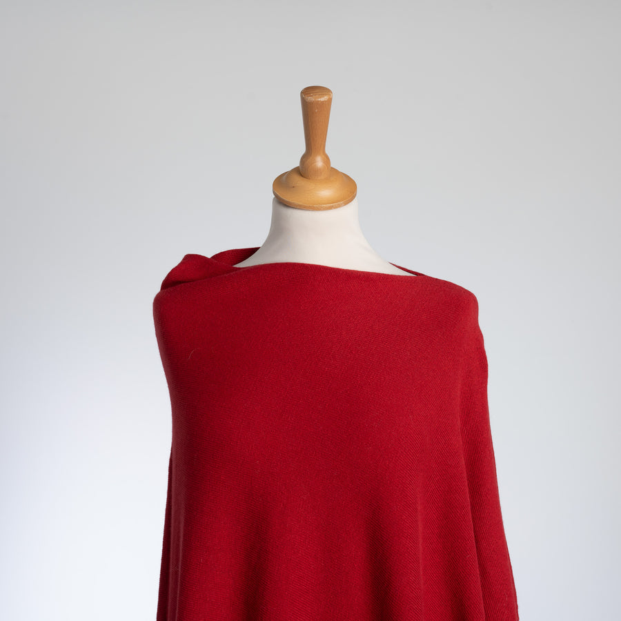 Kaschmir-Mix  Poncho in 8 Farben