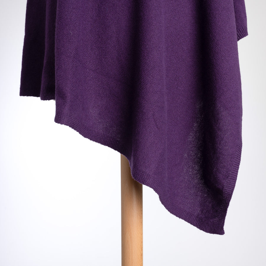 Kaschmir-Mix  Poncho in 8 Farben
