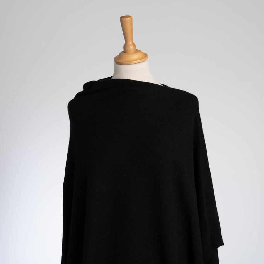Kaschmir-Mix  Poncho in 8 Farben