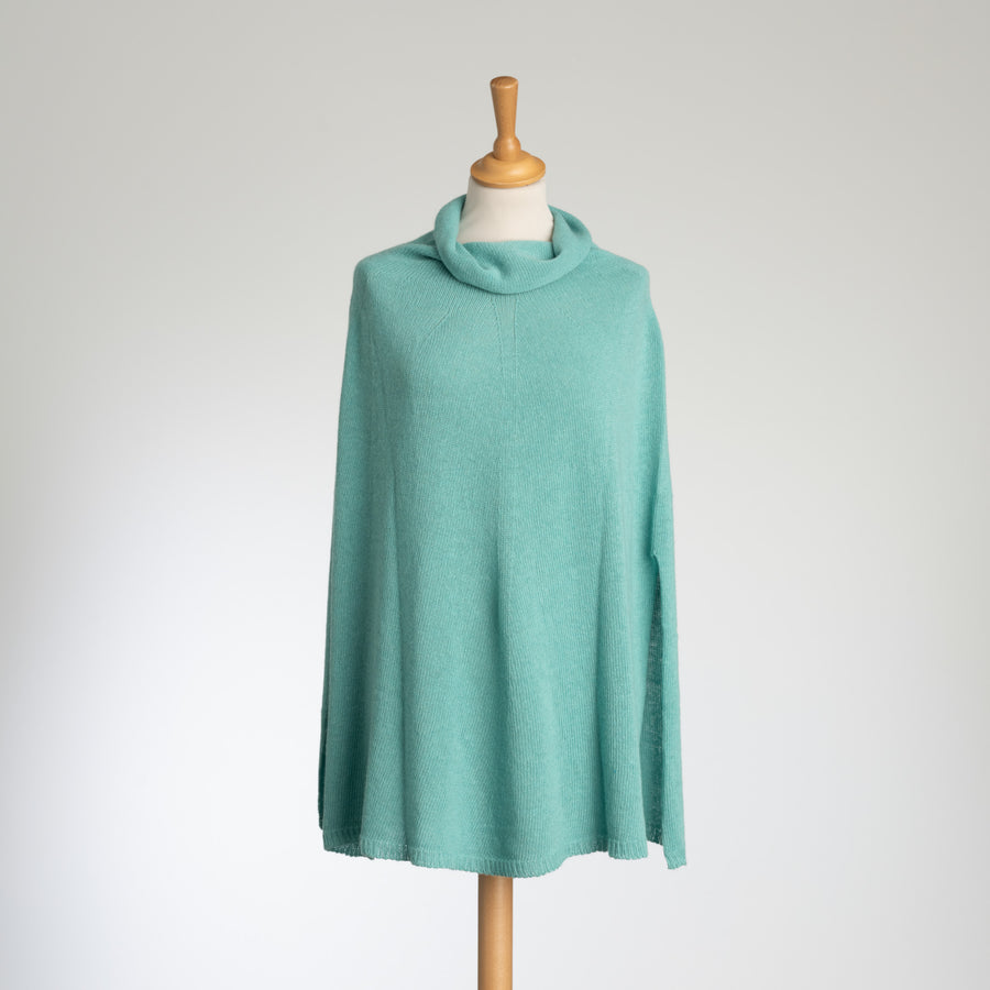 Kaschmir-Mix  Poncho in 8 Farben