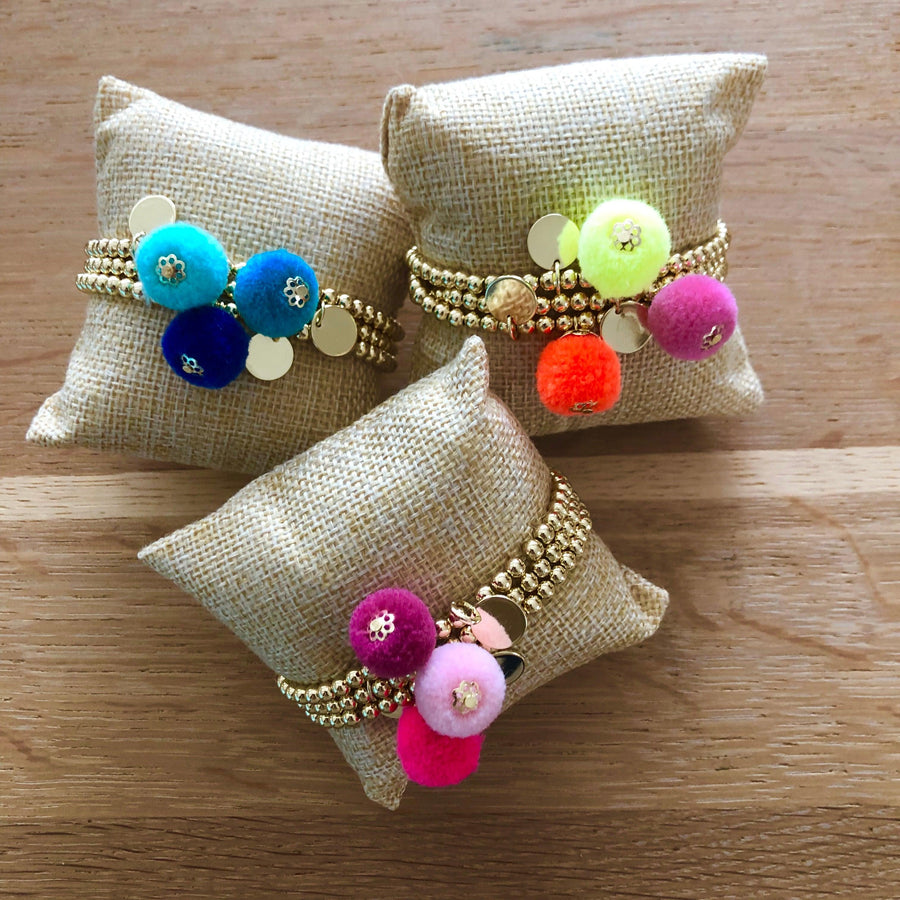 Pompom Bracelet - Tunibelle